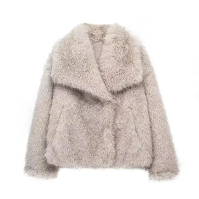 Veste en fourrure synthétique test